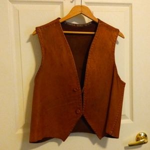 LEATHER VEST